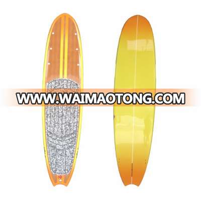 2018 hot selling wood outlook wholesale bamboo stand up paddle board/ babmoo paddle board